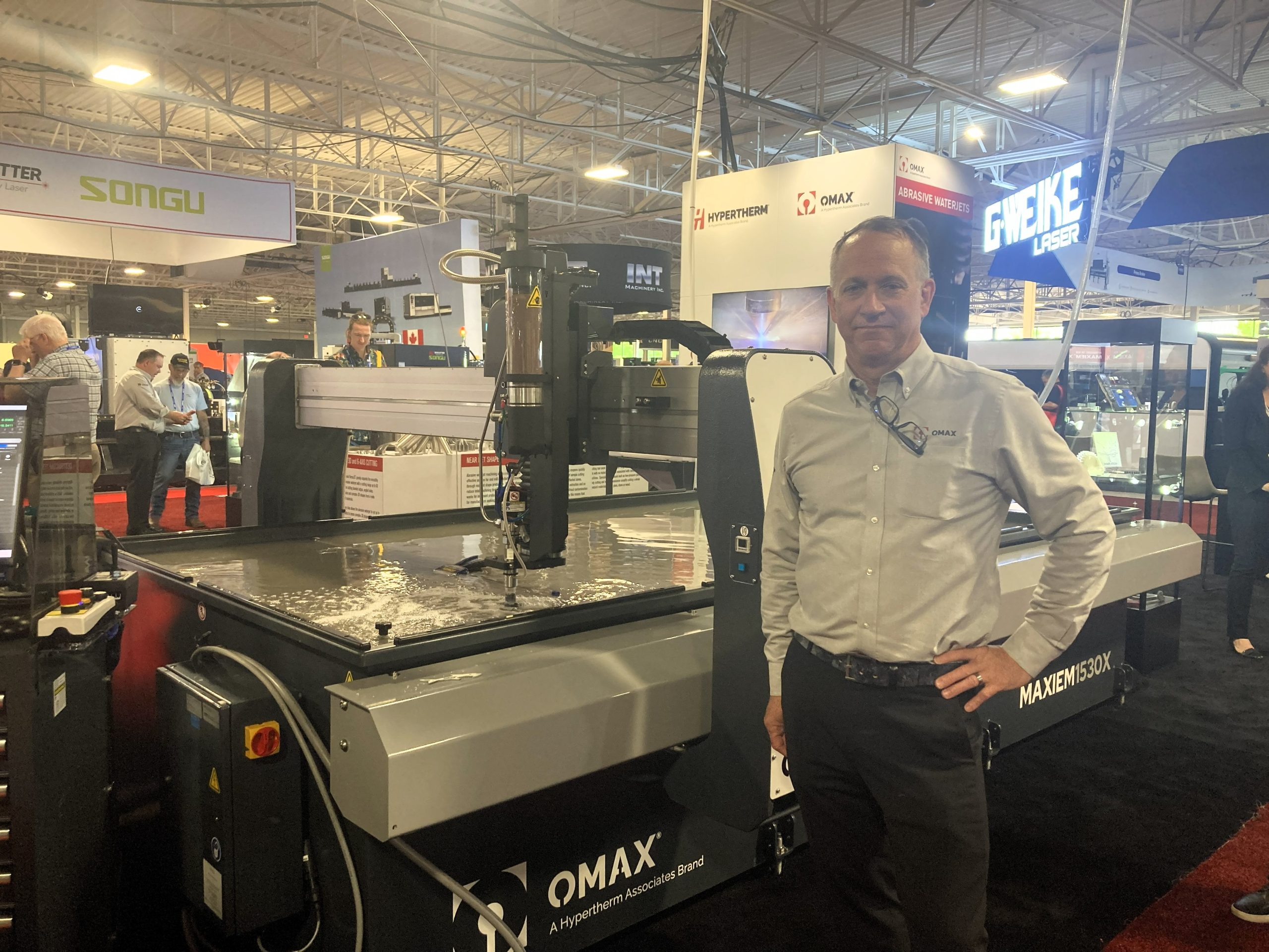 FABTECH CANADA REPORT: OMAX showcases its MAXIEM X for balance of ...